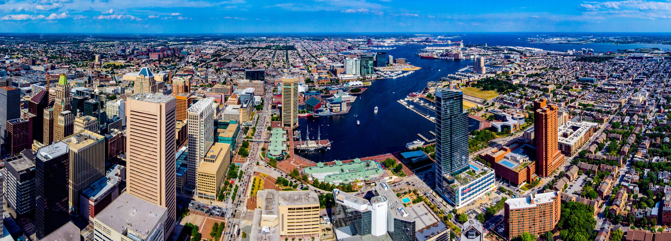 Baltimore,MD Aerial Skyline